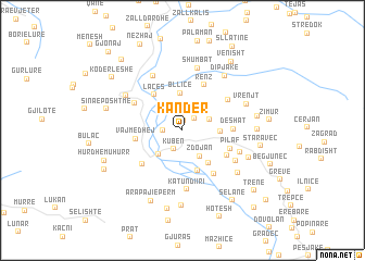 map of Kandër