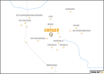 map of Kander