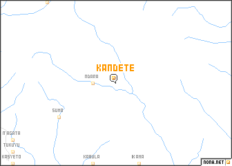 map of Kandete