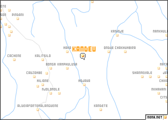 map of Kandeu