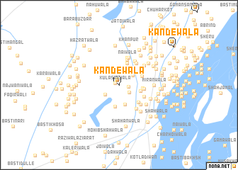 map of Kandewāla