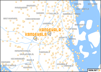 map of Kandewāla