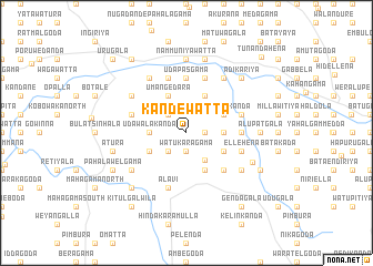 map of Kandewatta