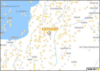 map of Kandhar