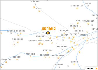 map of Kandhā