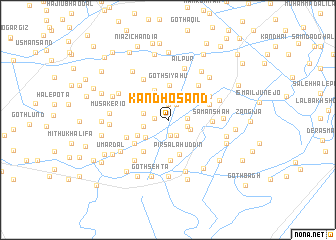 map of Kandho Sānd