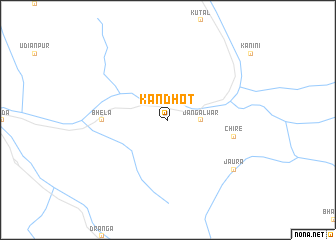 map of Kāndhot