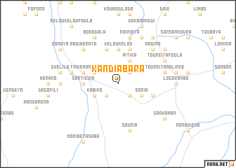 map of Kandiabara