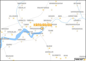 map of Kandiadiou