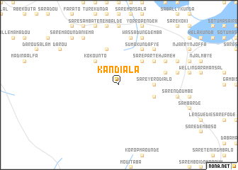 map of Kandiala