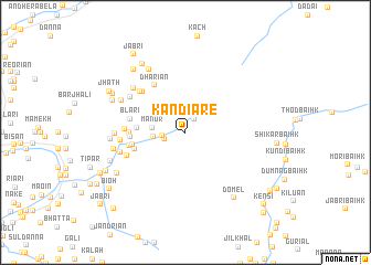 map of Kandiāre