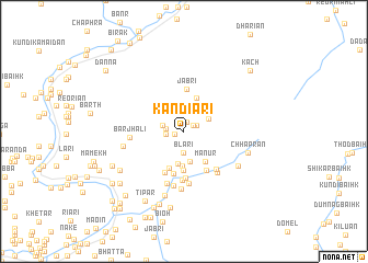 map of Kandiāri