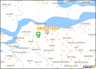 map of Kandiatong