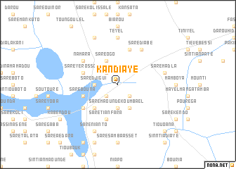 map of Kandiaye