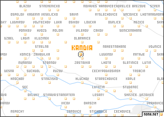 map of Kandia