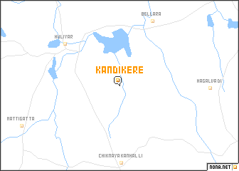 map of Kandikere