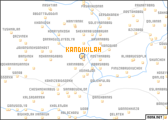 map of Kandīkīlah