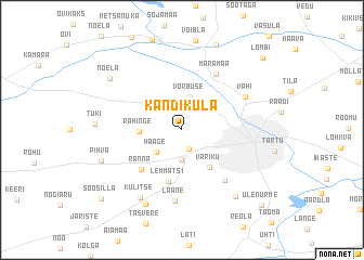 map of Kandiküla