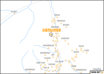 map of Kandīmār