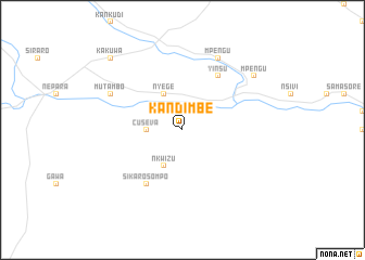 map of Kandimbe