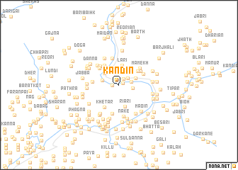 map of Kandin