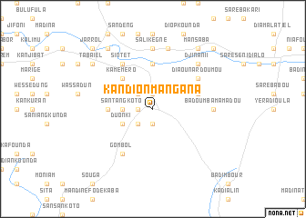 map of Kandion Mangana