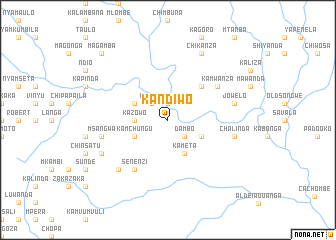 map of Kandiwo
