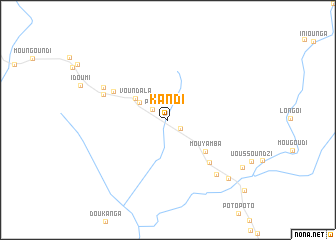 map of Kandi