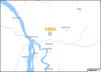 map of Kandi