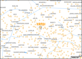 map of Kandi