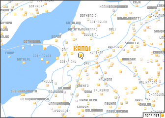 map of Kandi