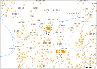 map of Kandi