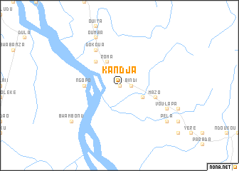 map of Kandja