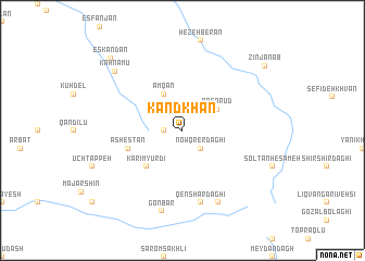 map of Kandkhān