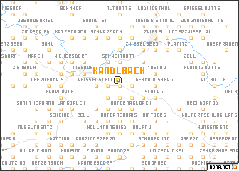 map of Kandlbach