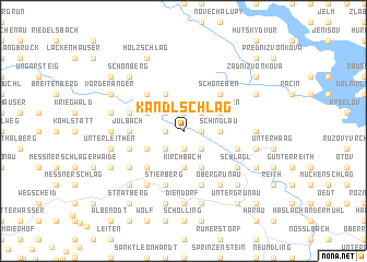 map of Kandlschlag