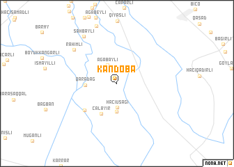 map of Kǝndoba