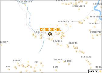 map of Kando Khel