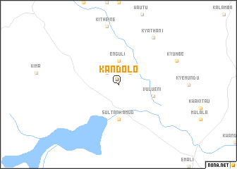 map of Kandolo