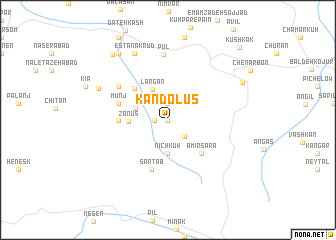 map of Kandolūs