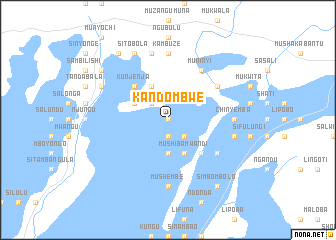 map of Kandombwe