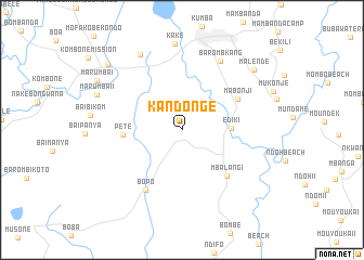 map of Kandonge