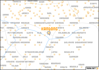 map of Kandong