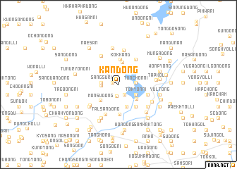map of Kan-dong