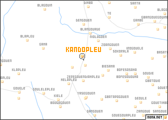 map of Kandopleu