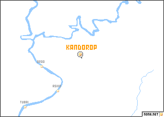 map of Kandorop