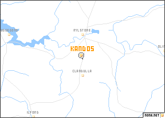 map of Kandos