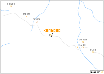 map of Kandouo