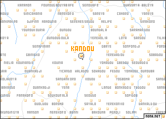 map of Kandou