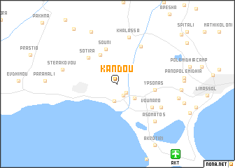 map of Kandou